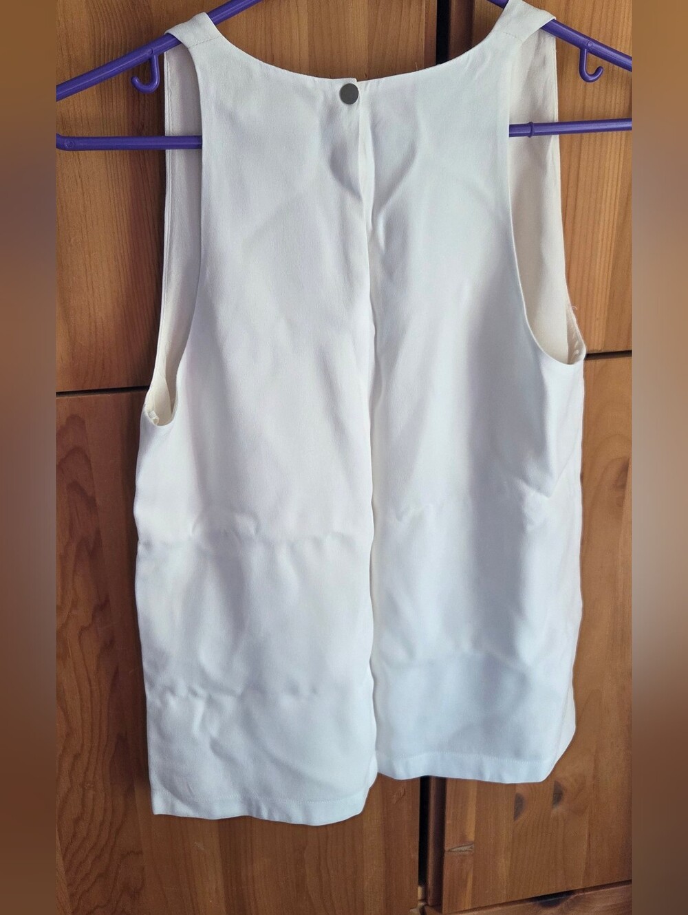 A.L.C. Women's Cream Lined Sleeveless Top Size Small - Picture 5 of 7